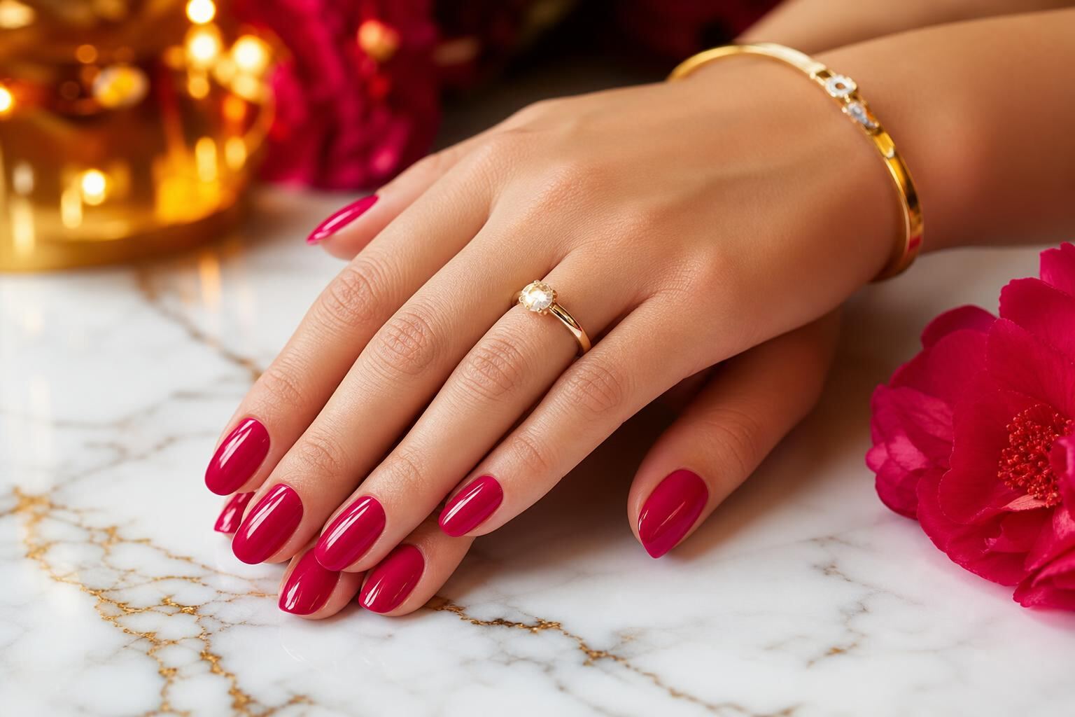 Luxury nail salon interior